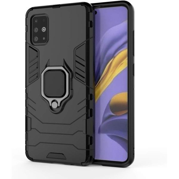 Протиударний чохол Transformer Ring for Magnet для Samsung A51 Black