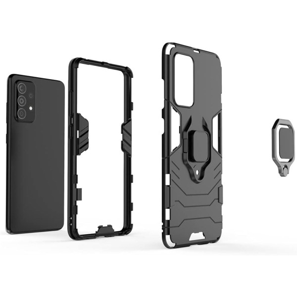 Протиударний чохол Transformer Ring for Magnet для Samsung A52 4G / A52 5G / A52s Black
