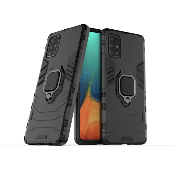 Протиударний чохол Transformer Ring for Magnet для Samsung A71 Black