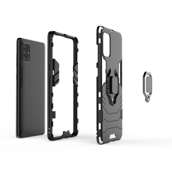 Протиударний чохол Transformer Ring for Magnet для Samsung A71 Black