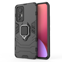 Противоударный чехол Transformer Ring for Magnet для Xiaomi 12 Lite Black
