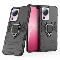Противоударный чехол Transformer Ring for Magnet для Xiaomi 13 Lite Black