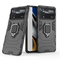 Протиударний чохол Transformer Ring for Magnet для Xiaomi Poco X4 Pro 5G Black
