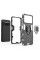 Противоударный чехол Transformer Ring for Magnet для Xiaomi Poco X4 Pro 5G Black