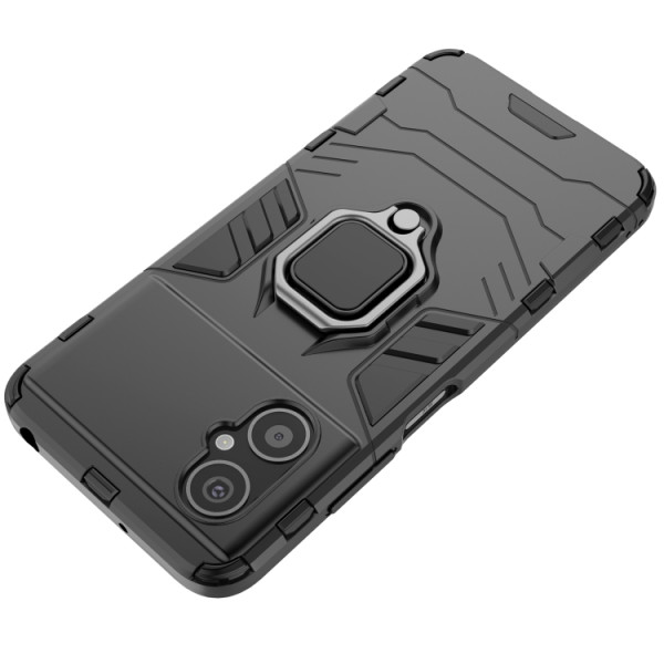 Протиударний чохол Transformer Ring for Magnet для Xiaomi Poco M5 Black