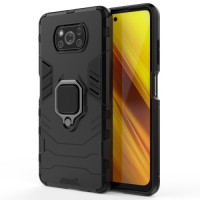 Протиударний чохол Transformer Ring for Magnet для Xiaomi Poco X3/X3 Pro Black