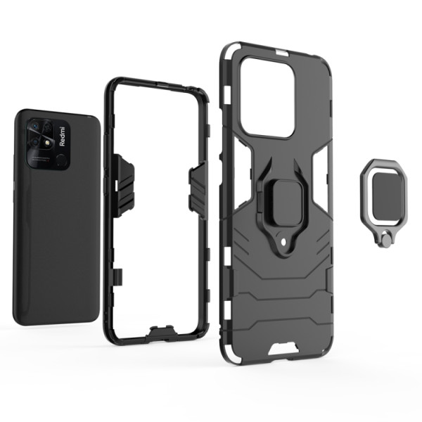 Протиударний чохол Transformer Ring for Magnet для Xiaomi Redmi 10C Black