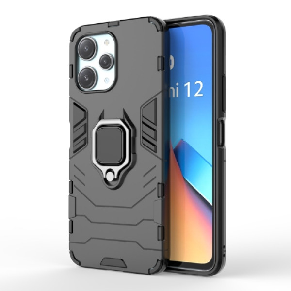 Протиударний чохол Transformer Ring for Magnet для Xiaomi Redmi 12 Black