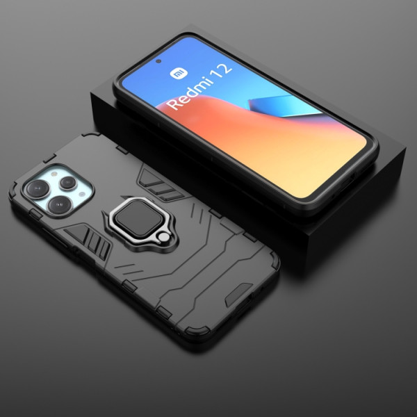 Протиударний чохол Transformer Ring for Magnet для Xiaomi Redmi 12 Black