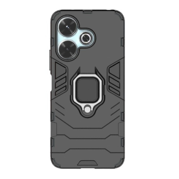 Протиударний чохол Transformer Ring for Magnet для Xiaomi Redmi 13 4G / Xiaomi Poco M6 4G Black