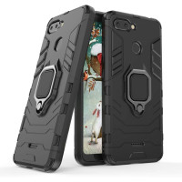 Противоударный чехол Transformer Ring for Magnet для Xiaomi Redmi 6 Black