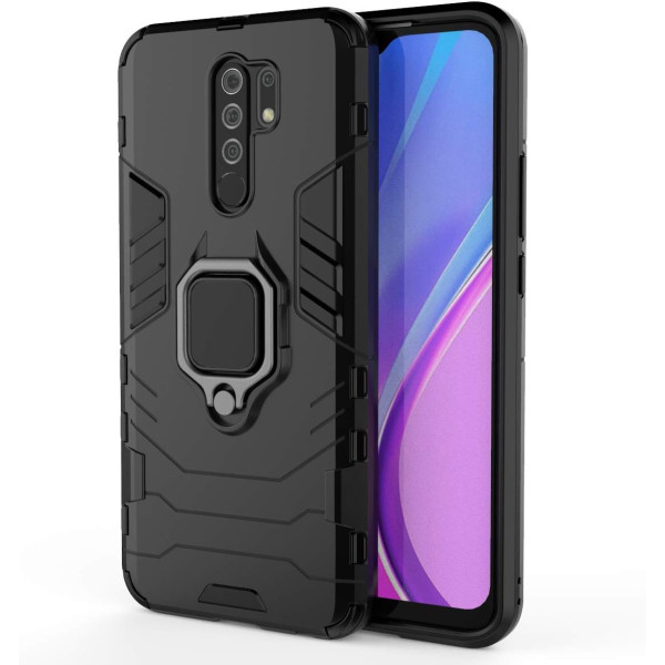 Протиударний чохол Transformer Ring for Magnet для Xiaomi Redmi 9 Black