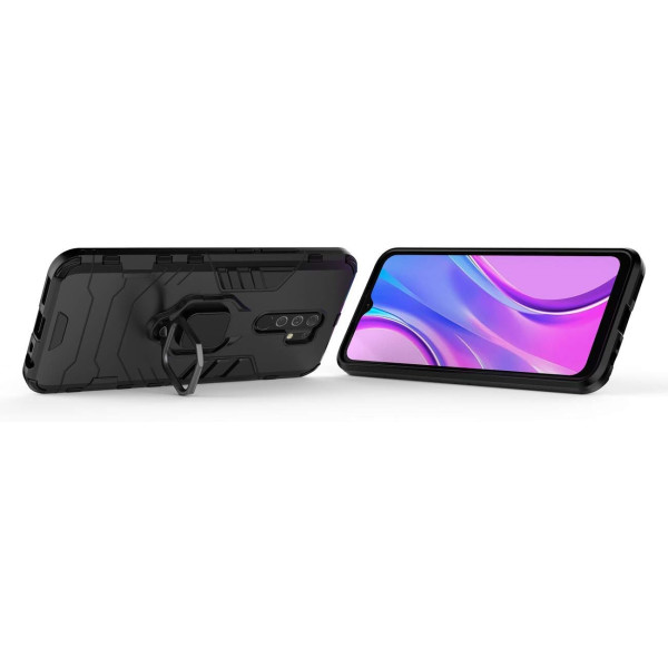 Протиударний чохол Transformer Ring for Magnet для Xiaomi Redmi 9 Black