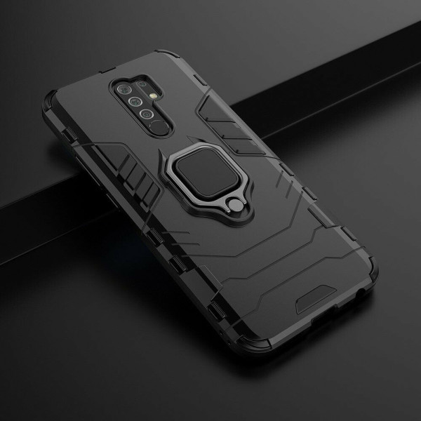 Протиударний чохол Transformer Ring for Magnet для Xiaomi Redmi 9 Black