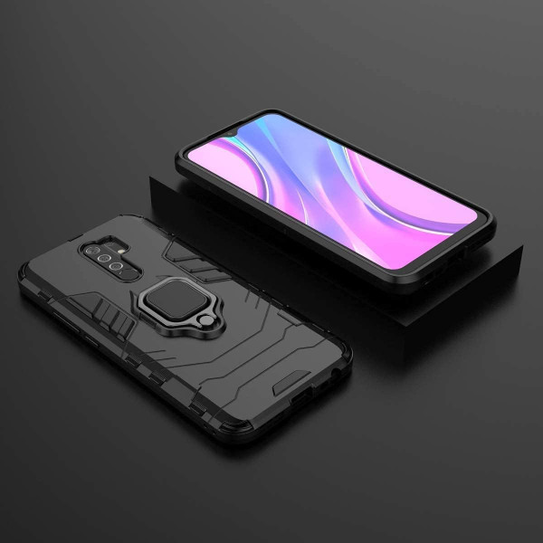 Протиударний чохол Transformer Ring for Magnet для Xiaomi Redmi 9 Black