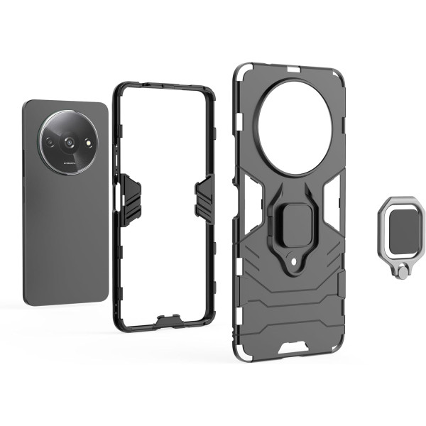Протиударний чохол Transformer Ring for Magnet для Xiaomi Redmi A3 Black