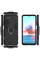 Противоударный чехол Transformer Ring for Magnet для Xiaomi Redmi Note 10 4G / Redmi Note 10s / Poco M5s Black