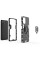 Противоударный чехол Transformer Ring for Magnet для Xiaomi Redmi Note 10 4G / Redmi Note 10s / Poco M5s Black
