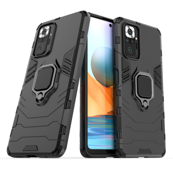 Протиударний чохол Transformer Ring for Magnet для Xiaomi Redmi Note 10 Pro Black
