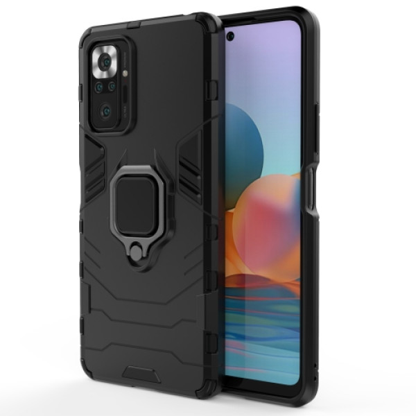Протиударний чохол Transformer Ring for Magnet для Xiaomi Redmi Note 10 Pro Black