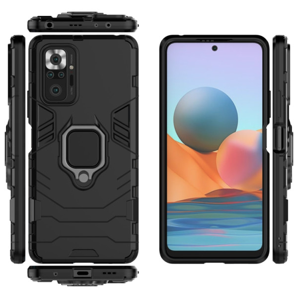 Протиударний чохол Transformer Ring for Magnet для Xiaomi Redmi Note 10 Pro Black