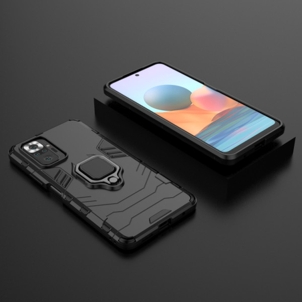 Протиударний чохол Transformer Ring for Magnet для Xiaomi Redmi Note 10 Pro Black