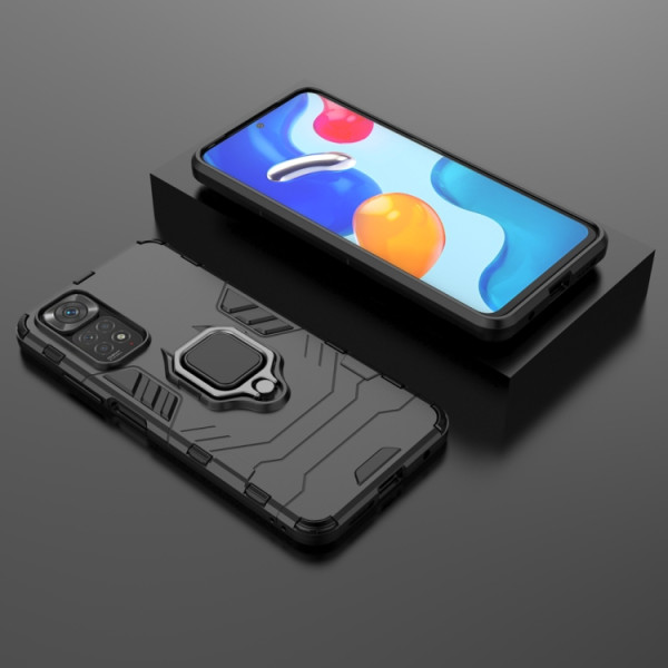 Протиударний чохол Transformer Ring for Magnet для Xiaomi Redmi Note 11 /  Xiaomi Redmi Note 11s Black