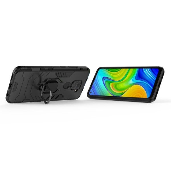 Протиударний чохол Transformer Ring for Magnet для Xiaomi Redmi Note 9 Black