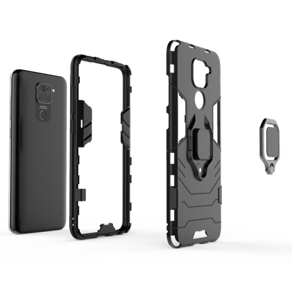 Протиударний чохол Transformer Ring for Magnet для Xiaomi Redmi Note 9 Black