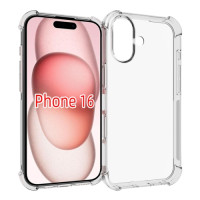 Чехол прозрачный с усиленными углами для Apple iPhone 16