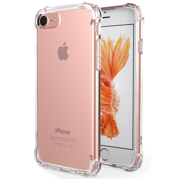 Чохол прозорий з посиленими кутами для Apple iPhone 7/8/SE 2022