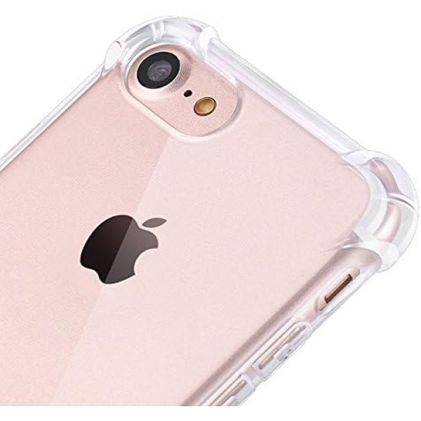 Чохол прозорий з посиленими кутами для Apple iPhone 7/8/SE 2022