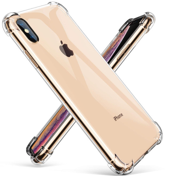 Чохол прозорий з посиленими кутами для Apple iPhone X/Xs