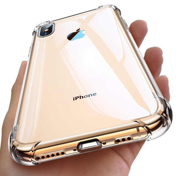 Чохол прозорий з посиленими кутами для Apple iPhone X/Xs
