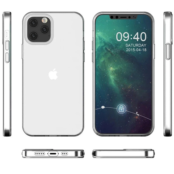 Ультратонкий прозорий силіконовий чохол для iPhone 13 Pro Max