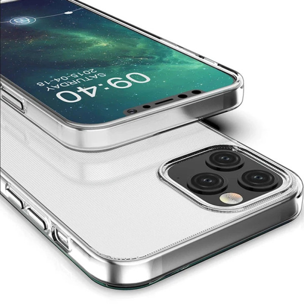 Ультратонкий прозорий силіконовий чохол для iPhone 13 Pro Max