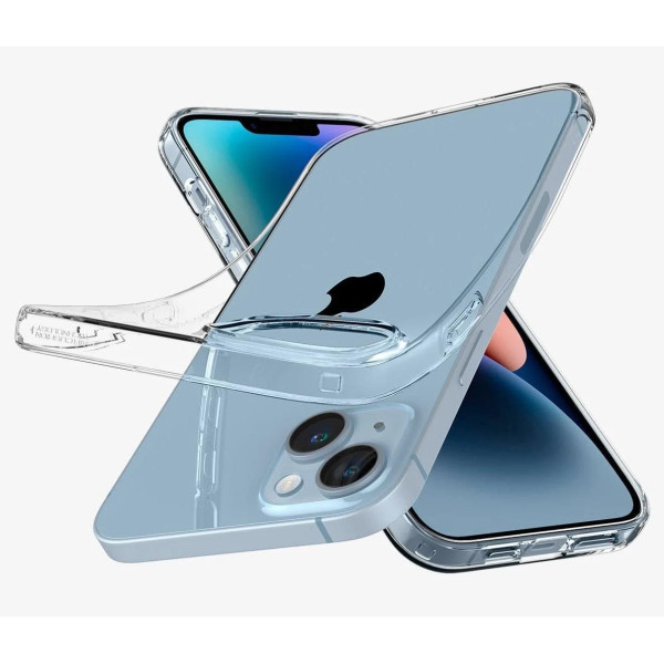 Ультратонкий прозорий силіконовий чохол для iPhone 13