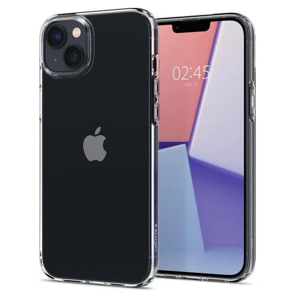 Ультратонкий прозрачный силиконовый чехол для iPhone 14 Plus