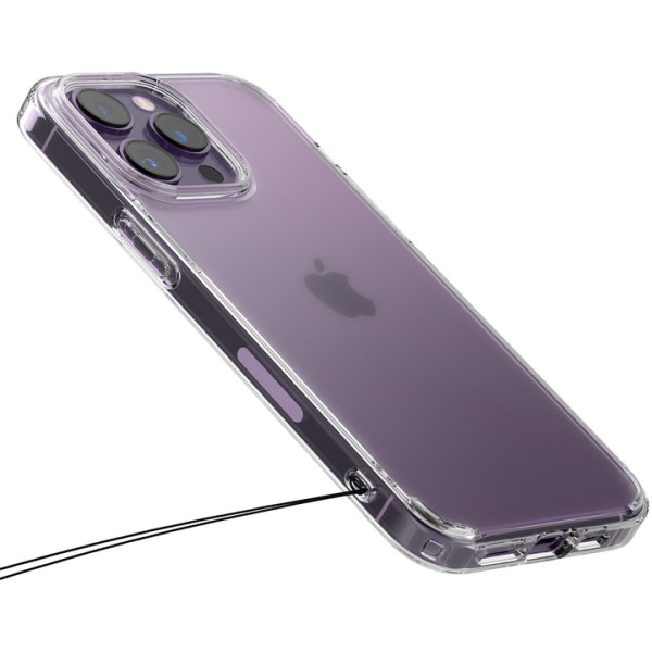 Ультратонкий прозорий силіконовий чохол для iPhone 14 Pro Max