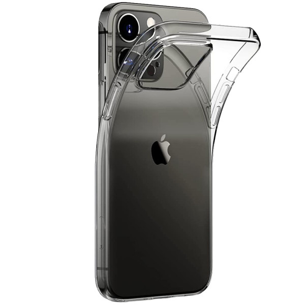 Ультратонкий прозрачный силиконовый чехол для iPhone 15 Pro Max