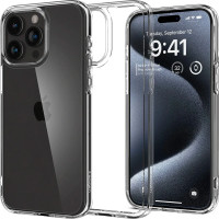 Ультратонкий прозрачный силиконовый чехол для iPhone 15 Pro