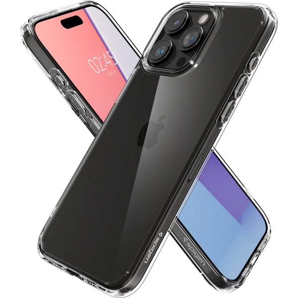 Ультратонкий прозрачный силиконовый чехол для iPhone 15 Pro