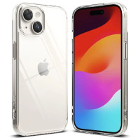 Ультратонкий прозрачный силиконовый чехол для iPhone 15