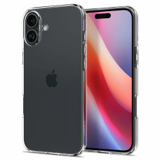 Ультратонкий прозрачный силиконовый чехол для iPhone 16