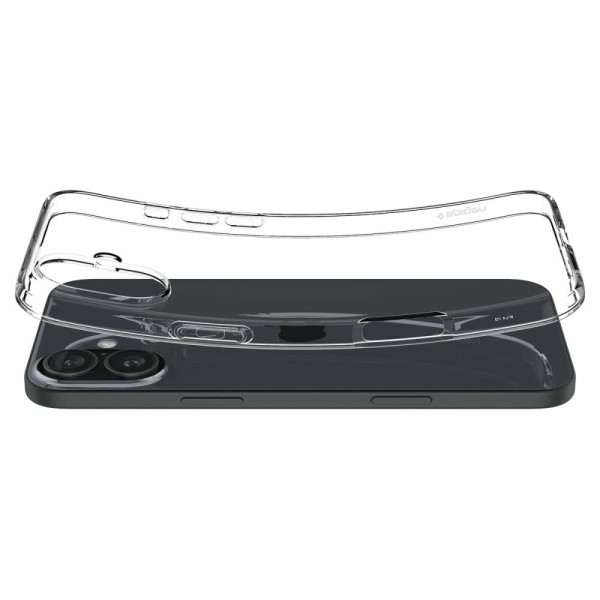 Ультратонкий прозрачный силиконовый чехол для iPhone 16