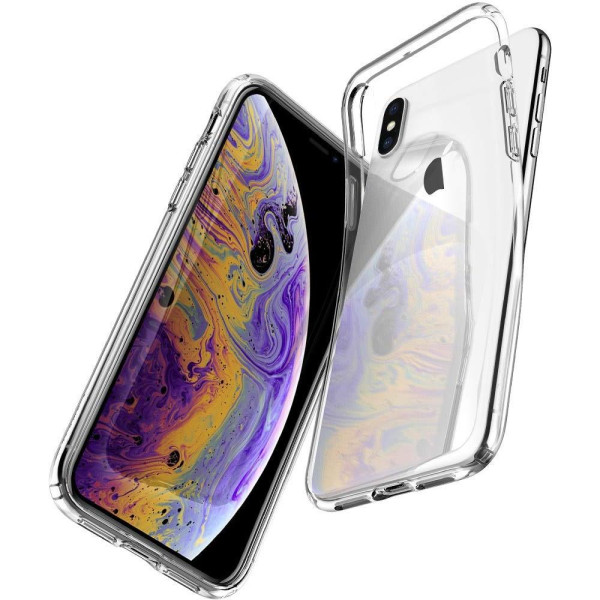 Ультратонкий прозрачный силиконовый чехол для iPhone X/Xs