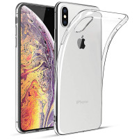 Ультратонкий прозрачный силиконовый чехол для iPhone Xs Max