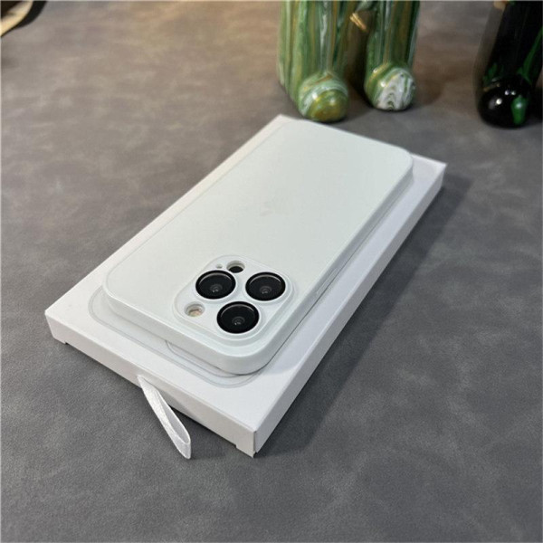  Чехол AG-Glass Matt Frame Color Logo для iPhone 15 Pro White
