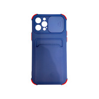 Чохол протиударний Corner Full Camera iPhone 12 Pro Blue
