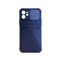 Чохол протиударний Corner Full Camera iPhone 12 Blue